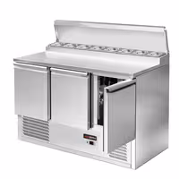 Pripremni rashladni pult ECO - 1368x700 mm - 3 vrata - za 8x GN 1/6