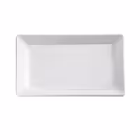 (6 pcs) GN 1/3 Gastronorm Tray - PURE - Melamine - 325x176mm - Height: 30mm - White