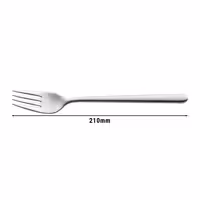 ZWILLING | Chiaro Table Fork – 18/10 Stainless Steel - Matte - Tapered Tines - Dishwasher Safe