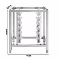 Base Stand - for Convection Ovens - 792x570x800mm - 6x GN 1/1 - Stainless Steel - compatible with HV560-1, HV560-2, HV505-1, HV505-2, HV580-5