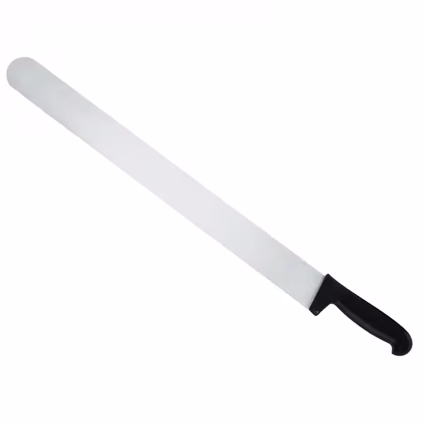 Kebabmes - recht - flexibel - RVS - Lemmet: 480mm