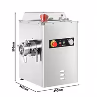 Električni stroj za mljevenje mesa – glava 32 - 500 kg/h - 2,2 kW - ploča 4 mm - stolni