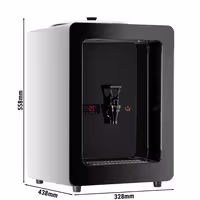 Milk warmer PREMIUM - Digital - 5L - 1.2kW - Black - incl. tap