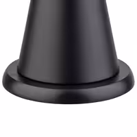 (4 adet) Şarj Edilebilir Masa Lambası - CONE - 3 kademeli kısılabilir - Ø130x180mm - Siyah