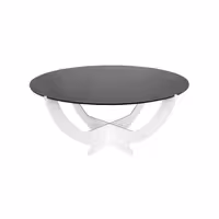 Etagere / Buffet Stand - Octopus - Powder-coated stainless steel - White - round - Ø302mm