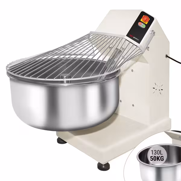 Spiralna miješalica za tijesto - 130 l / 75 kg - s fiksnom posudom - 400 V