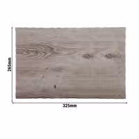 (6 pz) Vassoio GN - DRIFTWOOD - Melamina - GN 1/2 - Altezza: 15mm - Grigio
