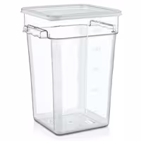 Kutija za hranu - s poklopcem - polipropilen - prozirna - visina: 400 mm - 20,8 l