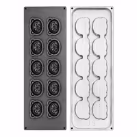 Plates for Tartelette Machine TMOPH - Shape: 10x Bear Head