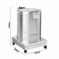 Professionele slacentrifuge - 35l - 70kg/u - 230V - 370W - 1400tpm - RVS