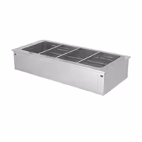 Baño María empotrable (drop‑in) - 1500mm - 4x GN 1/1 - 2,92 kW