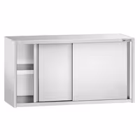 RVS wandkast PREMIUM - 1200x400x650mm - met schuifdeuren