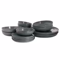 (16 adet) ANTIGO - Sofra Takımı - Porselen, Ø280mm, Ø190mm, Ø190mm, Ø150mm, Mavi