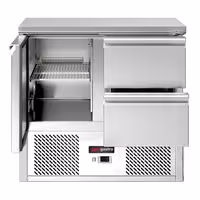 Rashladni pult ECO - 903x700 mm - 240 l - Statičko hlađenje - s 1 vrata - s 2 ladica