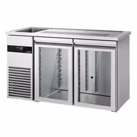 Pivski šank PREMIUM - 1550x700 mm - 2 Staklena vrata
