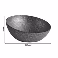 (6 adet) Kase - FROSTFIRE - Alüminyum - 1,9L - köşeli - 265x265mm - Derinlik:120mm - Gri-benekli