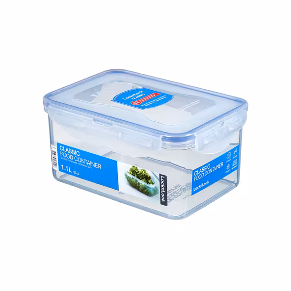 (6 komada) LOCKnLOCK | Klasični multifunkcionalni spremnik – 1,1 litre – prozirni