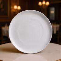 (12 pcs) Pizza Plate - Porcelain - Ø310mm - White