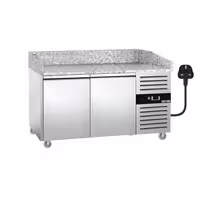 Pitsa külmkapilaud ECO – 1500 x 800 mm – 2 uksega