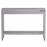 طاولة عمل ستانلس ستيل ECO - 1000x600mm - مع رف سفلي