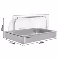Roll-top Cover - GN 1/1 - 530x325mm - Height: 255mm - incl. GN 1/1 container