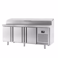 ثلاجة تحضير سلطات - 1960x700mm - 3 أبواب - مخصصة لـ 1x GN 1/2 & 9x GN 1/3