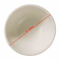 (6 pcs) Dessert Bowl - TEOS - Porcelain - round - Ø 140mm - Depth: 55mm - Cream