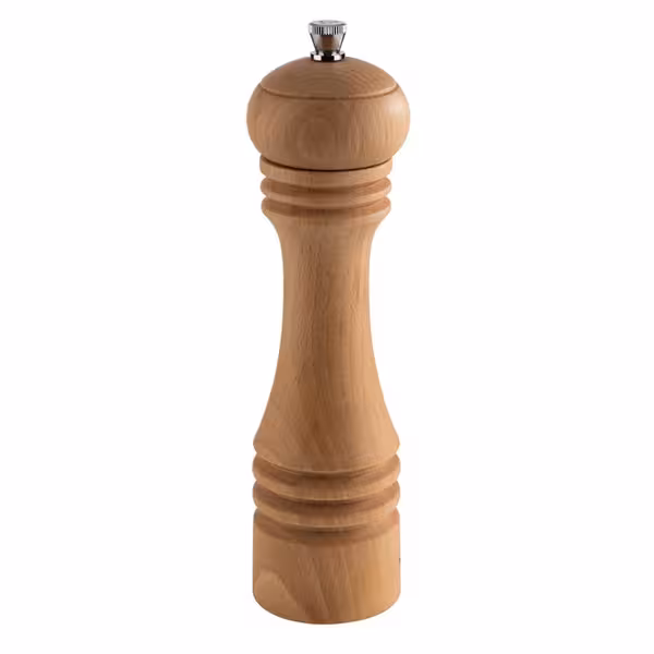 (6 Stück) Salzmühle - ETERNAL - Holz - Höhe: 230mm - Beige