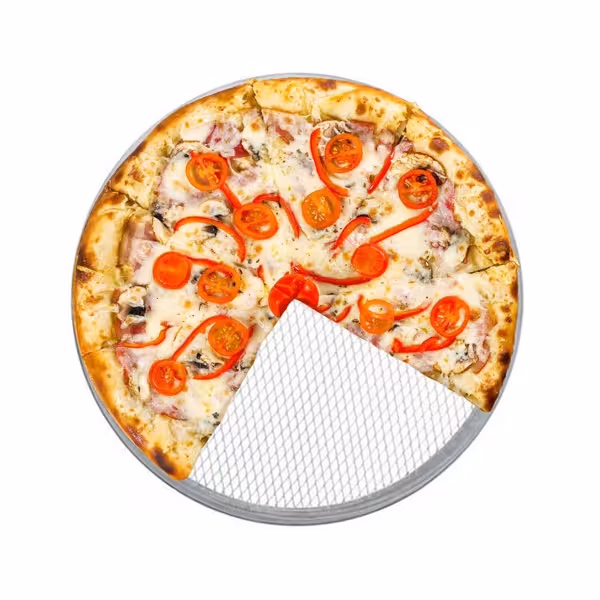 Siatka do pizzy – perforowana – aluminium – Ø 250 mm