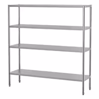 رفوف ستانلس ستيل ECO - 1800x500mm - عمق: 500 mm - 4 رفوف (قابلة للتعديل) - الحمولة: 280 kg