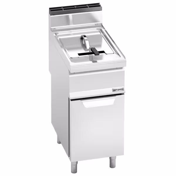 Plinska friteza - 20 L - 16,5 kW - s ispustom za ulje