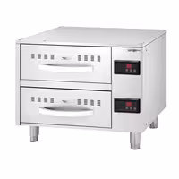 Profesionalni grijani ormar za hranu - 4 kW - GN 1/1 - 2 ladice - 824x578x680 mm