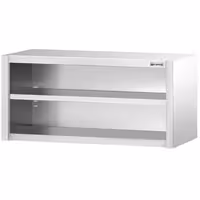 خزانة حائط ستانلس ستيل PREMIUM - 1400x400mm - بدون باب انزلاقي - بدون باب ذو أجنحة - ارتفاع 650 mm