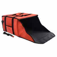 WarmBag / Termo torba za dostavu pizze PRO - Grijana torba za dostavu - za 4 kutija za pizzu - 35x35 cm - Crvena