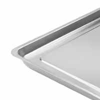 Platou servire - oțel inoxidabil - dreptunghiular - 413x262 mm - Înălțime: 20 mm