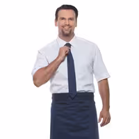 (5 pieces) KARLOWSKY | Slim Uniform Tie – Navy - 148 x 6.5 cm - 95°C washable - Easy-care