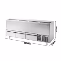 Commercial Top Loading Bottle Cooler - Stainless steel - 620L