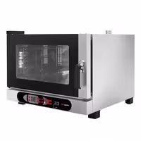 Commercial Electric Combi Oven- Digital Controls - 4x GN 1/1 or 4x EN 600x400 - incl. Automatic washing system, Wi‑Fi & USB