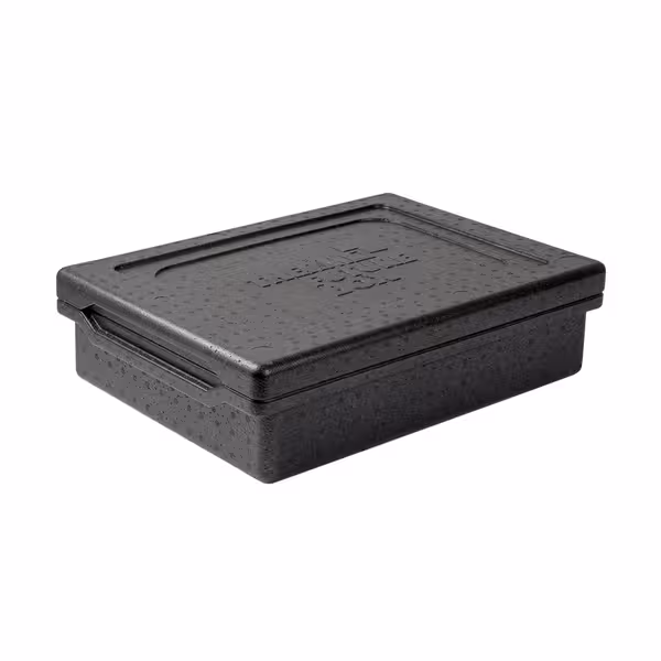 (8 bucăți) THERMO FUTURE BOX | Container izotermic TAKE AWAY - 10 litri - Negru