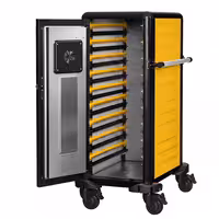Carrello termico - riscaldato a secco - 19x GN 1/1