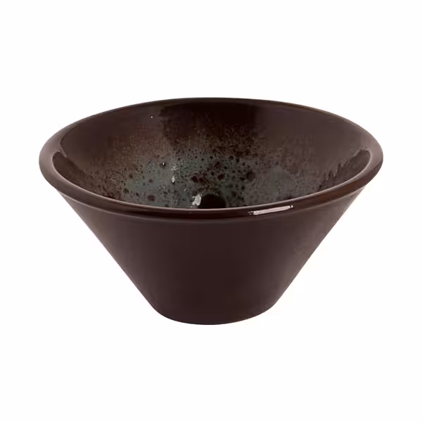 (48 adet) Tatlı / Salata Kasesi - Steinzeug - TURKEY - 50ml - yuvarlak - Ø80mm - Kahverengi/Mavi