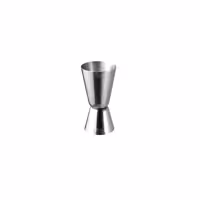 (6 adet) Paslanmaz Çelik Jigger - İki Ölçekli - 2/4cl - dış yazı