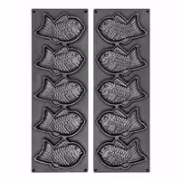 Plates for Tartelette Machine TMOPH - Shape: 5x Taiyaki Fish