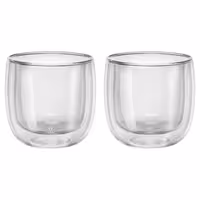 (2) ZWILLING | Sorrento Tea Glasses – 240 ml - double‑walled borosilicate - handmade