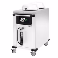 Tallriksdispenservagn - med värme - 2,0 kW - med hjul - 100 tallrikar - för tallrikar Ø 240–290 mm