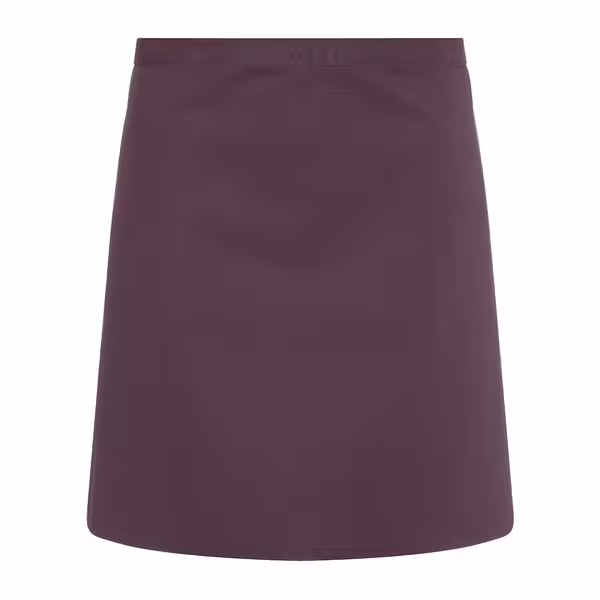 (6 pieces) KARLOWSKY | Basic Bistro Waist Apron – 700 x 550 mm - Aubergine