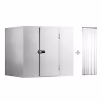 Ruostumattomasta teräksestä pakastehuone - 2100x1200 mm - 3,16 m³