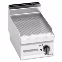 Elektrická grilovací deska - 4,8 kW - Drážkovaná