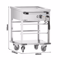 Toplovodna kupka grijana kolica - 1 kW - GN 1/1