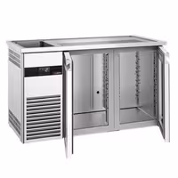 Pivski šank PREMIUM - 1550x700 mm - 2 Staklena vrata